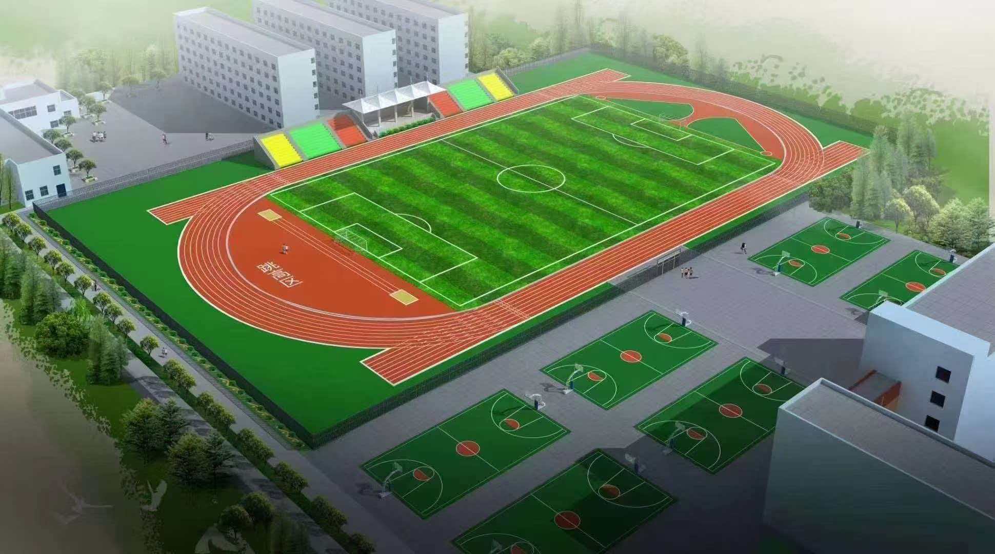 朝阳市学校运动操场仿真草坪 - 厂家