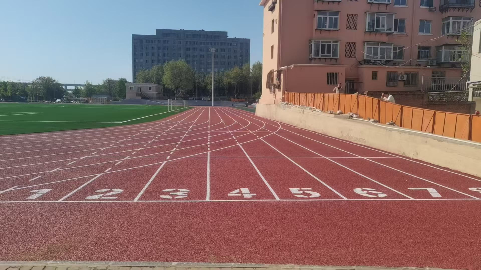 朝阳市塑胶颗粒健身步道 - 方案